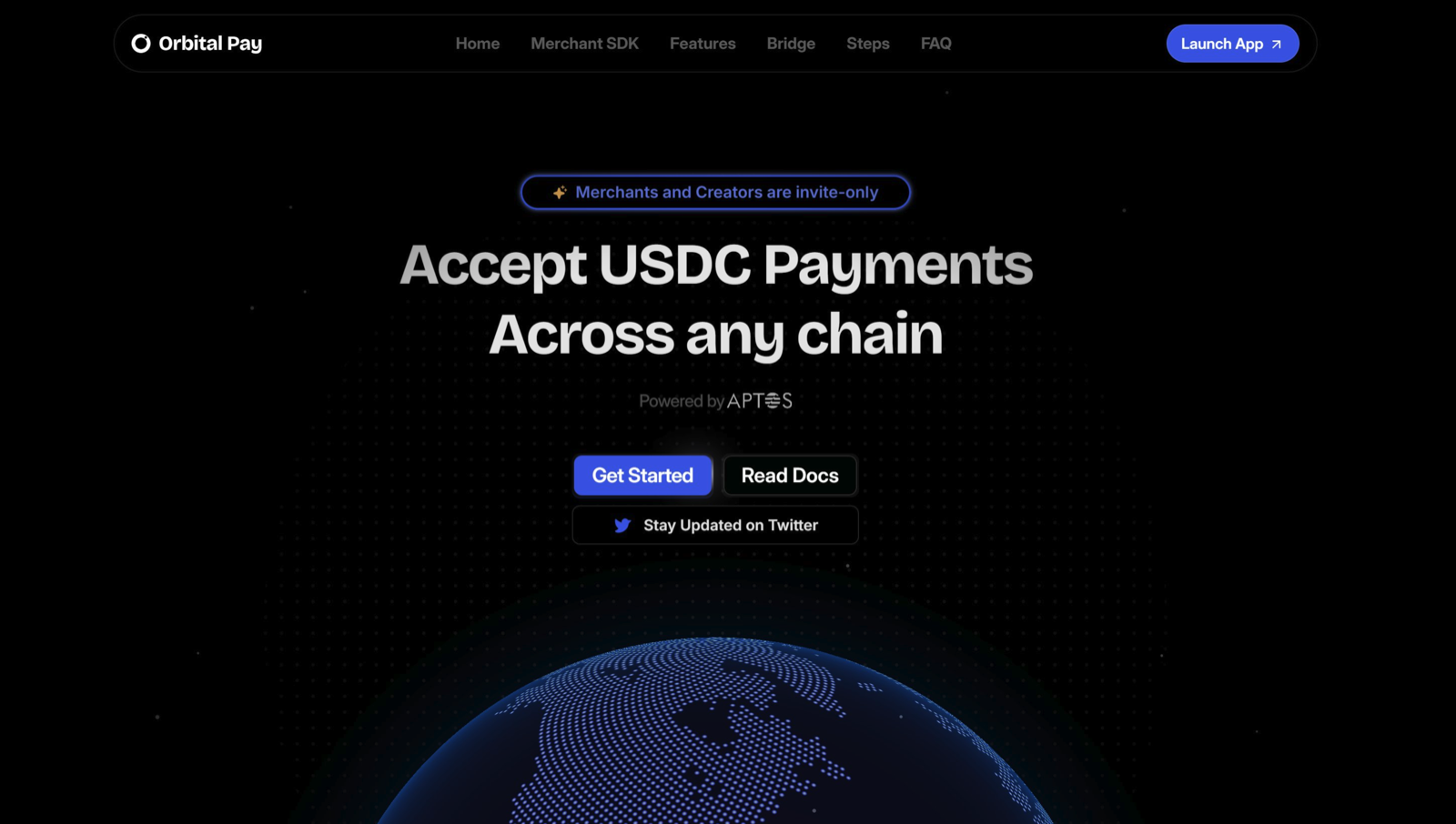 A preview of the Orbital Pay project.